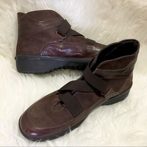 Stonefly Leather Suede Ankle Bootie